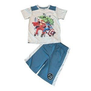 Marvel Avengers superheroes shorts outfit